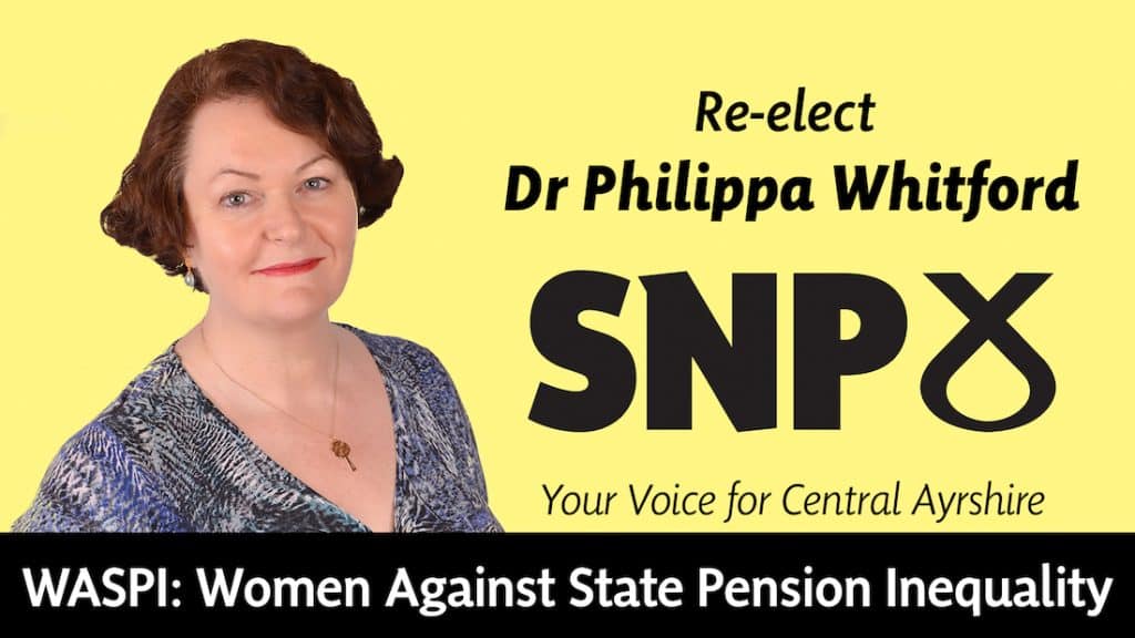 Dr Philippa Whitford talks about state pension inequality and the WASPI campaign.